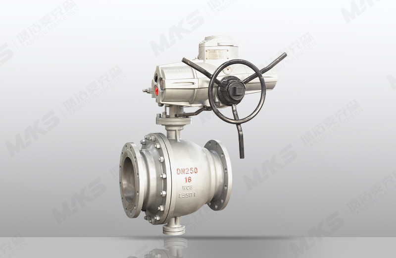 电动铸钢固定式球阀