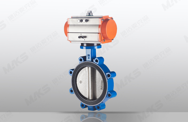 气动凸耳式中线蝶阀