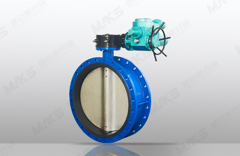 法兰中心板式蝶阀（电动）
